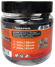 5pc Rubb Strap Asstd