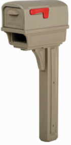 Gentry Mocha Mailbox