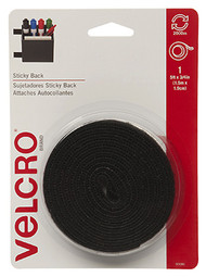 3/4"x5' Blk Velcro Tape