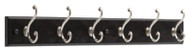 27" Blk 6scr/hook Rail