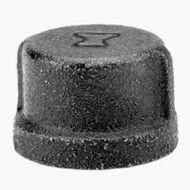1-1/4 Blk Pipe Cap