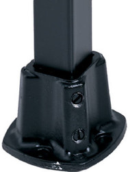 1-1/4blk Flr Postflange