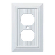 Wht Bead Sgl Dplx Plate