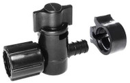 1/2x1/2 Blk Crimp Valve