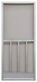 Prom36"gry Stl Scr Door
