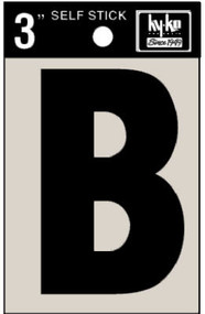 3" Blk Adhes Letter B