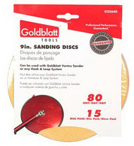 15pk 9" 80g Sandpaper