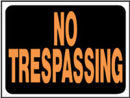 9x12 No Trespass Sign