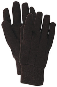 12pk Lg Brn Jers Glove