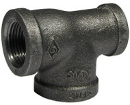 3/4x1/2x3/4 Dbl Blk Tee