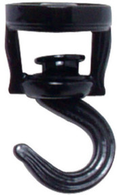 Blk Swiv Ceil Hook