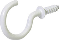 2pk 1-1/4 Wht Cup Hook