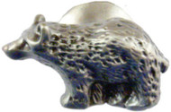 Pewter R Bear Cab Knob