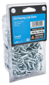 10' 2/0 Zn Pass Chain