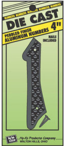 4" Blk Alu Number 1