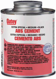 8oz Blk Med Abs Cement