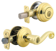 Brs Entr Lever/deadbolt