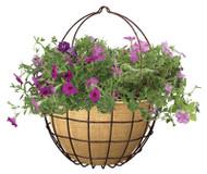 14" Rust Hang Basket
