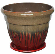 15" Red Bell Planter