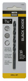 Mm7/32x3-3/4 Blk Ox Bit