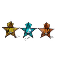 B/o Hanging Glass Star