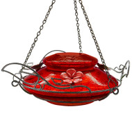 Red Crackle Humm Feeder