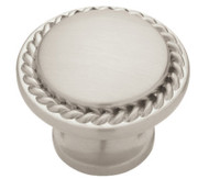 1-1/8" Sat Ni Rope Knob