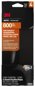 5pk 800g Auto Sandpaper