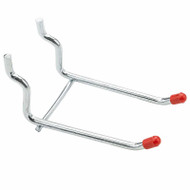 2pk 3" Zn Red Dbl Hook