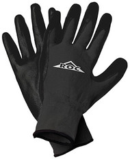 Lg Blk Poly Palm Glove