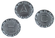 3pk Acry Faucet Button