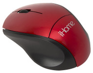 Red Wireless Trav Mouse