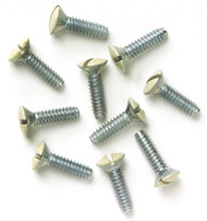 10pk Alm Wallplat Screw