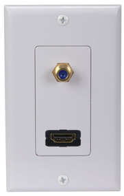 Hdmi F Conn Wall Plate