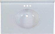 31x22 Wht Vanity Top