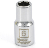 Mm 1/4dr 6mm 6pt Socket