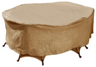 60" Tan Sq Set Cover