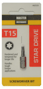 Mm Torx 15 1"insert Bit