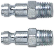 2pk 1/4"mal T Auto Plug