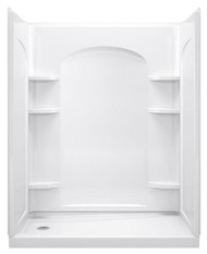 60x30 Wht Shwr Wall Set