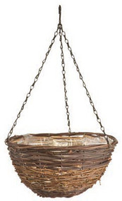 14" Nat Rattan Basket