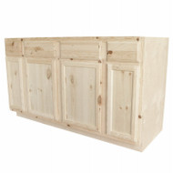 60" Pine Sink B Cabinet