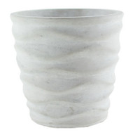 5-1/4" Wht Wave Planter