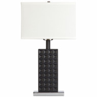 20"blk Stud Table Lamp
