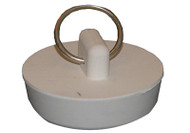 1-1/2" Wht Sink Stopper