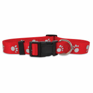 3/4x8-14 Red Paw Collar