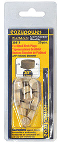 20pk 3/8 Flt Head Plug