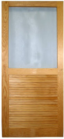 2'8" Louver Wd Scr Door