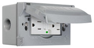 15a Gry Gfci Outlet Kit