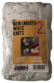 2lb Wht New Knit Rags